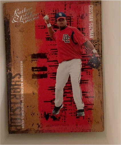 2005 Donruss Leather & Lumber #32 Cristian Guzman — front