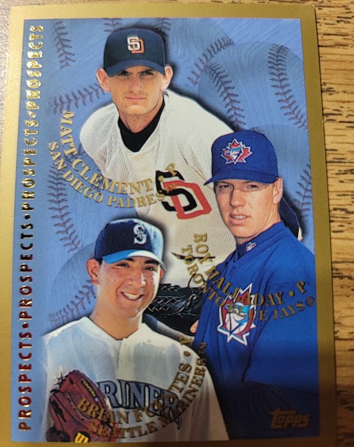 1998 Topps #264 Roy Halladay / Matt Clement / Brian Fuentes — front
