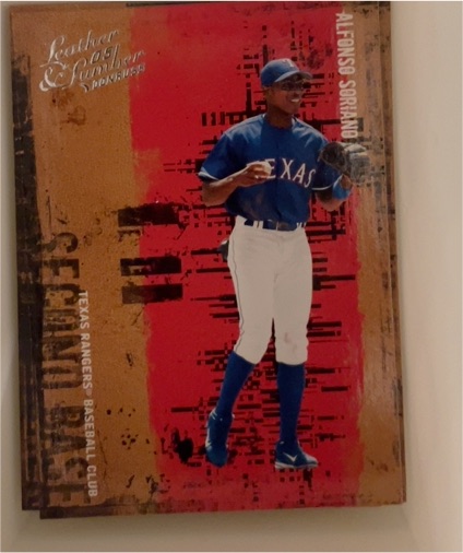2005 Donruss Leather & Lumber #7 Alfonso Soriano — front