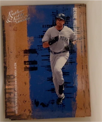 2005 Donruss Leather & Lumber #15 Bernie Williams — front