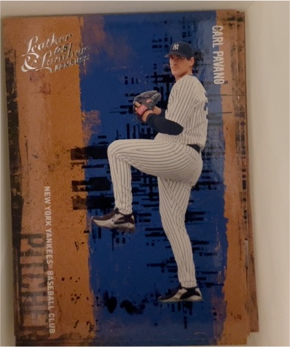 2005 Donruss Leather & Lumber #22 Carl Pavano — front