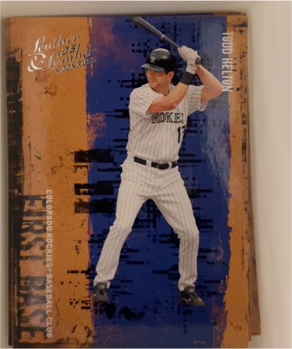 2005 Donruss Leather & Lumber #128 Todd Helton — front