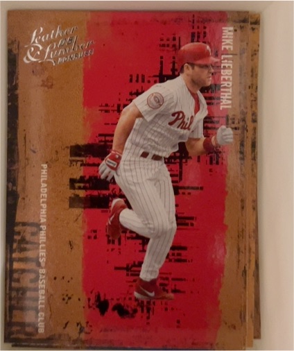 2005 Donruss Leather & Lumber #99 Mike Lieberthal — front