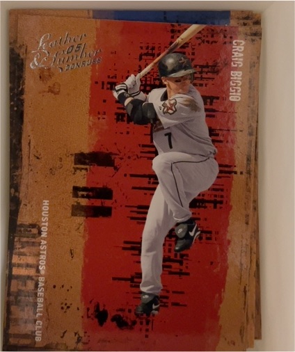 2005 Donruss Leather & Lumber #30 Craig Biggio — front