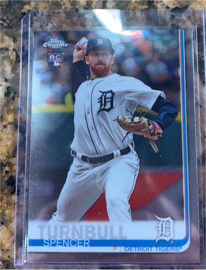 2019 Topps Chrome Update #35 Spencer Turnbull — front