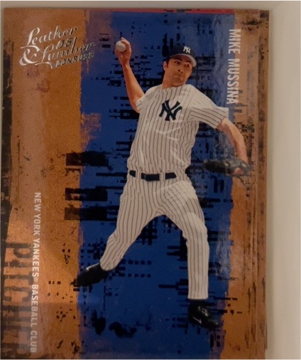 2005 Donruss Leather & Lumber #101 Mike Mussina — front
