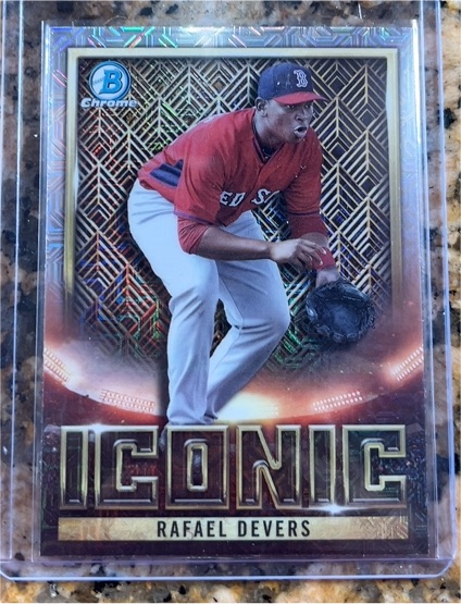 2023 Bowman Chrome #BI-10 Rafael Devers Bowman Iconic — front
