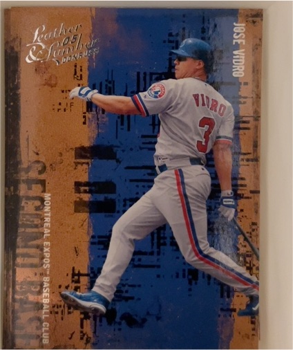 2005 Donruss Leather & Lumber #73 Jose Vidro — front