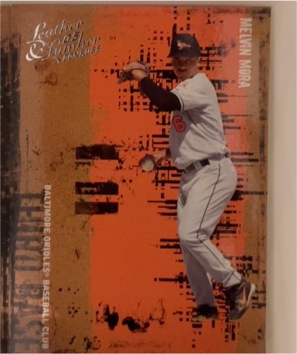 2005 Donruss Leather & Lumber #96 Melvin Mora — front