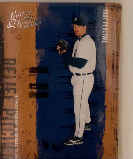 2005 Donruss Leather & Lumber #133 Troy Percival — front