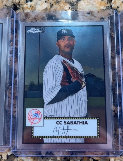 2021 Topps Chrome Platinum Anniversary #514 CC Sabathia — front