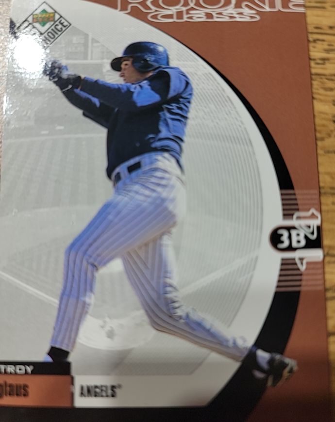 1999 UD Choice #15 Troy Glaus Rookie Class Anaheim Angels — front