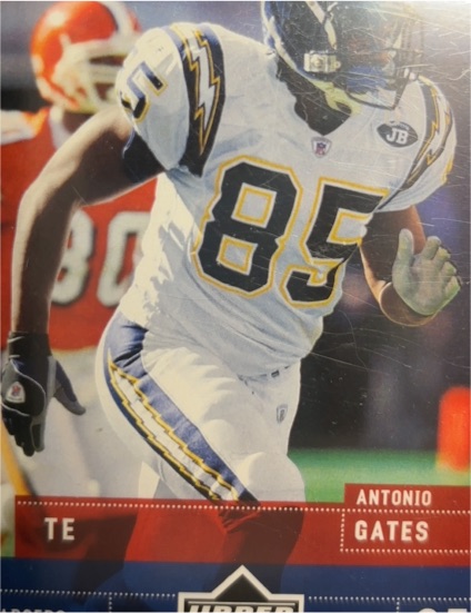 2005 Upper Deck Kickoff #74 Antonio Gates — front