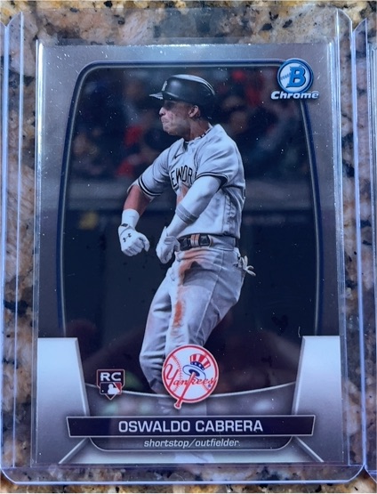 2023 Bowman Chrome #33 Oswaldo Cabrera — front