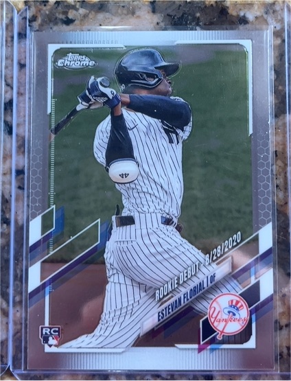 2021 Topps Chrome Update #USC41 Estevan Florial Rookie Debut — front