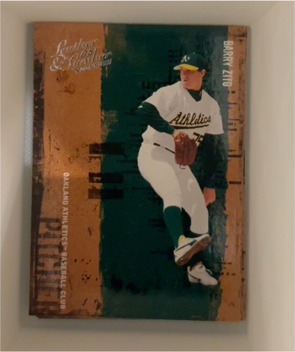 2005 Donruss Leather & Lumber #13 Barry Zito — front