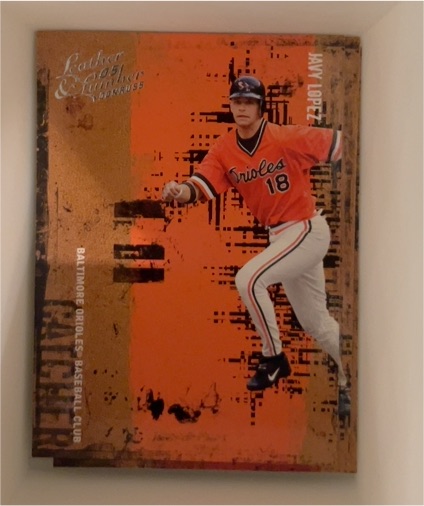 2005 Donruss Leather & Lumber #58 Javy Lopez — front