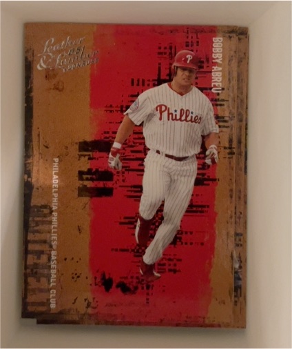 2005 Donruss Leather & Lumber #16 Bobby Abreu — front