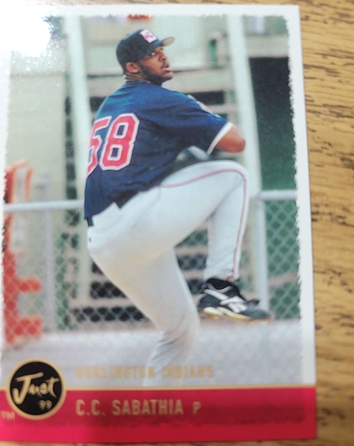 1999 Just #134 C.C. Sabathia — front
