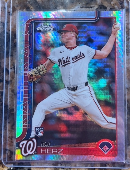 2025 Topps Chrome #270 DJ Herz — front