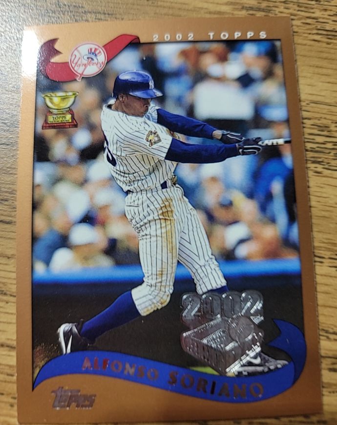 2002 Topps #95 Alfonso Soriano — front
