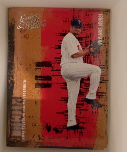 2005 Donruss Leather & Lumber #67 Johan Santana — front