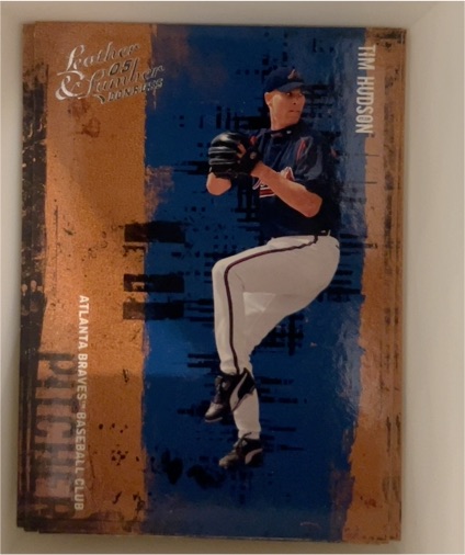 2005 Donruss Leather & Lumber #126 Tim Hudson — front