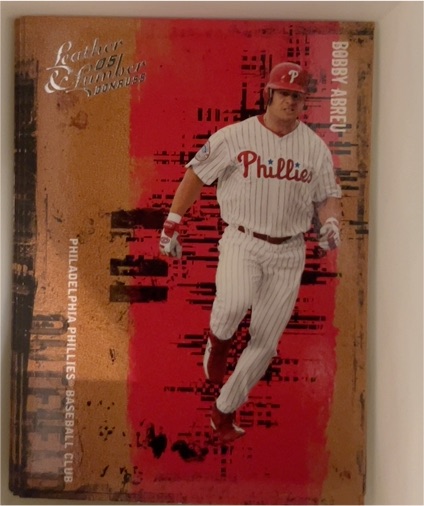 2005 Donruss Leather & Lumber #16 Bobby Abreu — front
