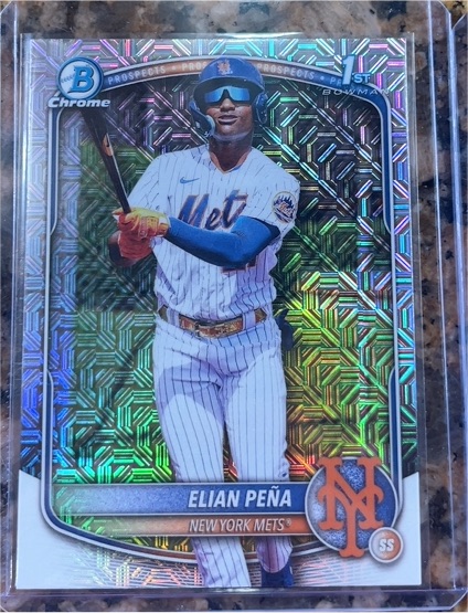 2025 Bowman Chrome #BCP-155 Elian Peña — front
