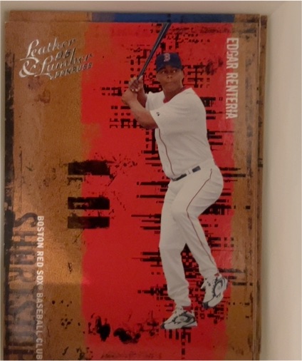 2005 Donruss Leather & Lumber #41 Edgar Renteria — front