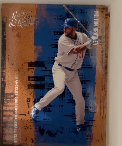 2005 Donruss Leather & Lumber #103 Milton Bradley — front