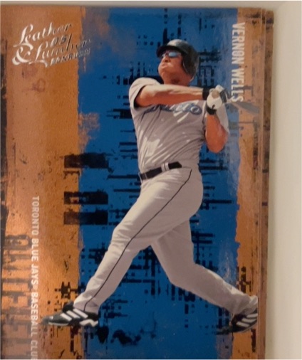 2005 Donruss Leather & Lumber #134 Vernon Wells — front