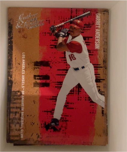 2005 Donruss Leather & Lumber #44 Garret Anderson — front