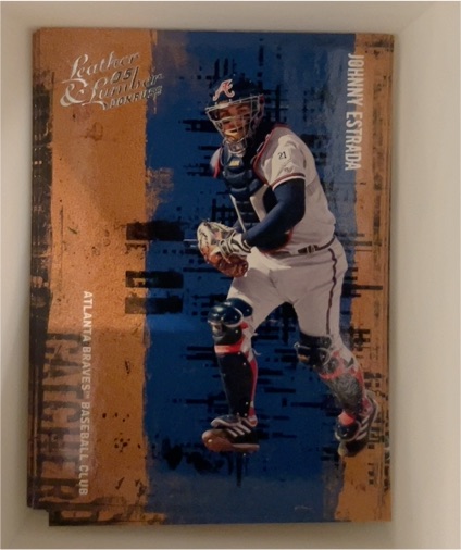 2005 Donruss Leather & Lumber #71 Johnny Estrada — front