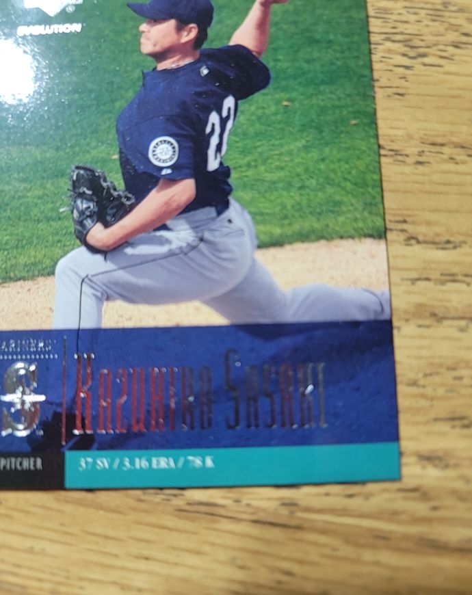 2001 Upper Deck Evolution #22 Kazuhisa Sasaki — front