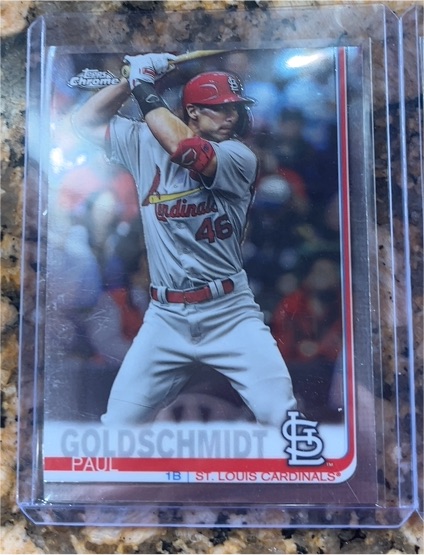 2019 Topps Chrome #139 Paul Goldschmidt — front