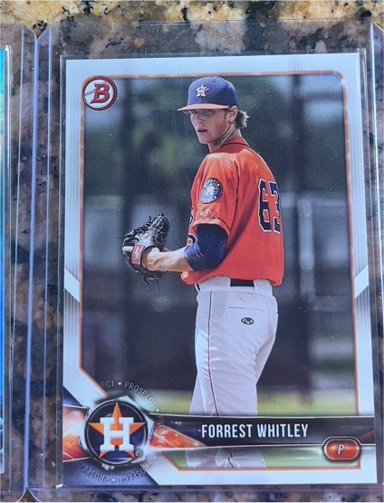 2018 Bowman Prospects #BP147 Forrest Whitley — front