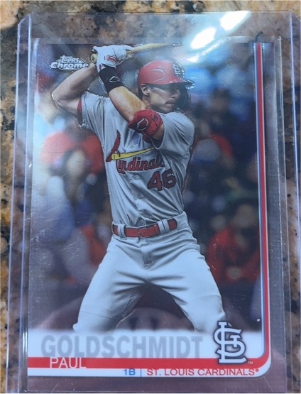 2019 Topps Chrome Update #1 Paul Goldschmidt — front