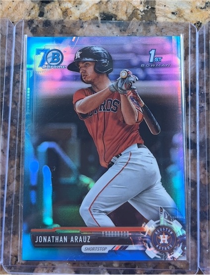 2020 Bowman Chrome 1st Bowman Jonathan Arauz — front