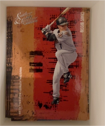 2005 Donruss Leather & Lumber #30 Craig Biggio — front