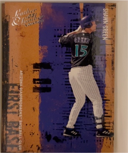 2005 Donruss Leather & Lumber #124 Shawn Green — front