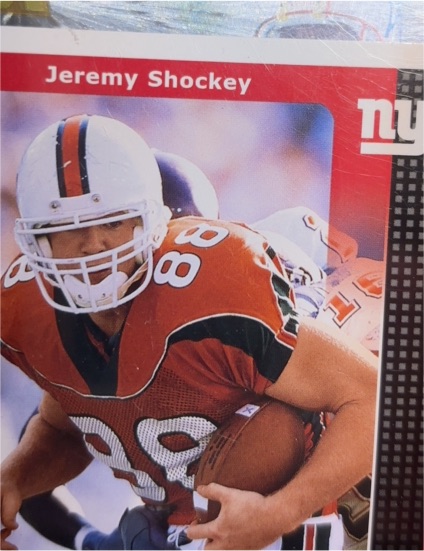 2002 Score #88 Jeremy Shockey — front