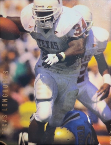 1993 Bowman Football #34 Texas Longhorns — front