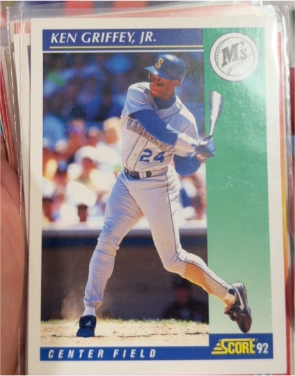 1992 Score #1 Ken Griffey, Jr. — front