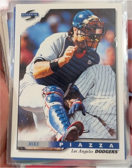 1996 Score #317 Mike Piazza — front
