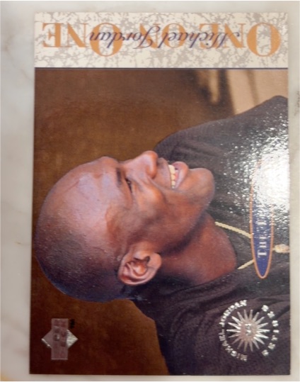 1995 Upper Deck Minor League #10 Michael Jordan One On One — front