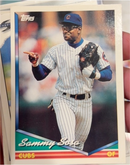 1994 Topps #725 Sammy Sosa — front