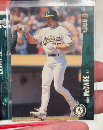 1996 Upper Deck Collector's Choice #640 Mark McGwire — front