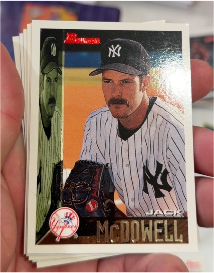1995 Bowman #418 Jack McDowell — front
