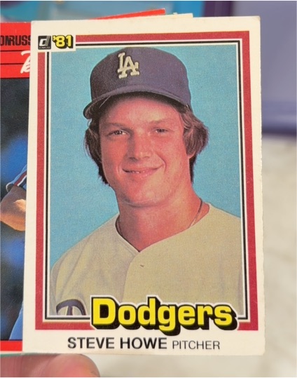 1981 Donruss #511 Steve Howe — front